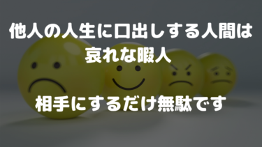 他人の人生に口出しする人間は哀れな暇人 相手にするだけ無駄です 山を登るシンガーソングライター